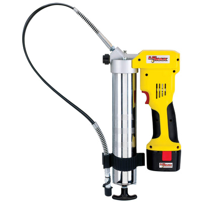 Lumax LX-1175 Handyluber 12V Cordless Grease Gun with Single Battery, 7000 Psi, Yellow