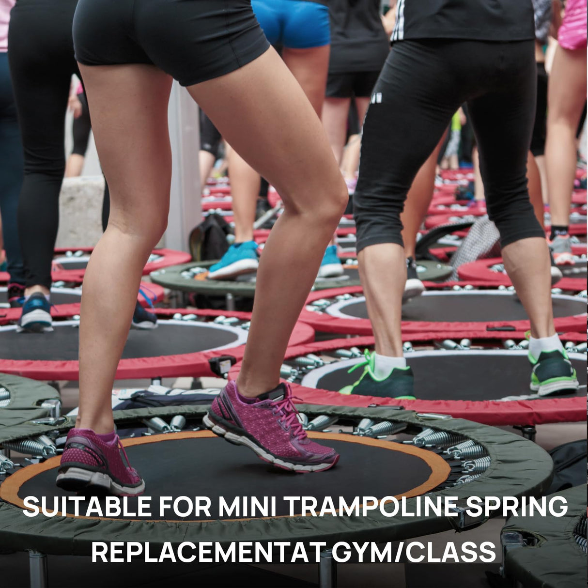 72 Pieces Trampoline Springs Replacement 5.5 Inch Trampoline Springs with T-Hook Heavy Duty Stainless Steel Trampoline Springs Metal Trampoline Pulling Tool Accessories Cyiwniao