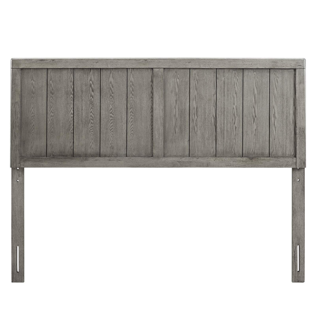 Modway MOD-6219-GRY Robbie King Wood Headboard, Gray Modway