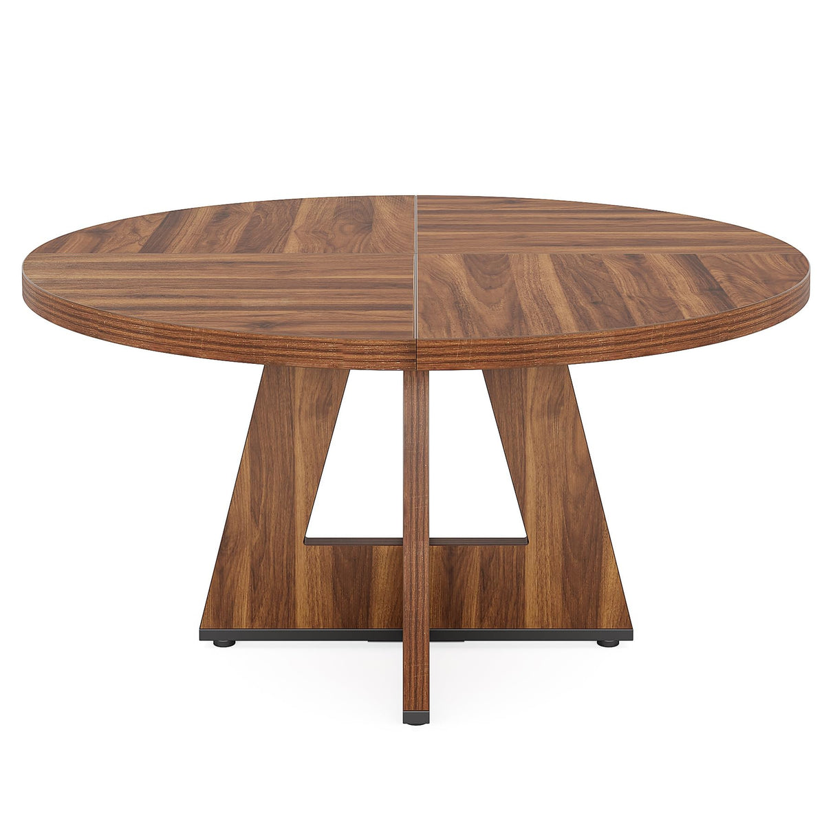 Tribesigns Round Dining Table for 4, 47 Inch Farmhouse Kitchen Table Small Dinner Table Wood Kitchen Dinning Table for Dining Room Kitchen,Living Room (Chairs Not Included) Tribesigns