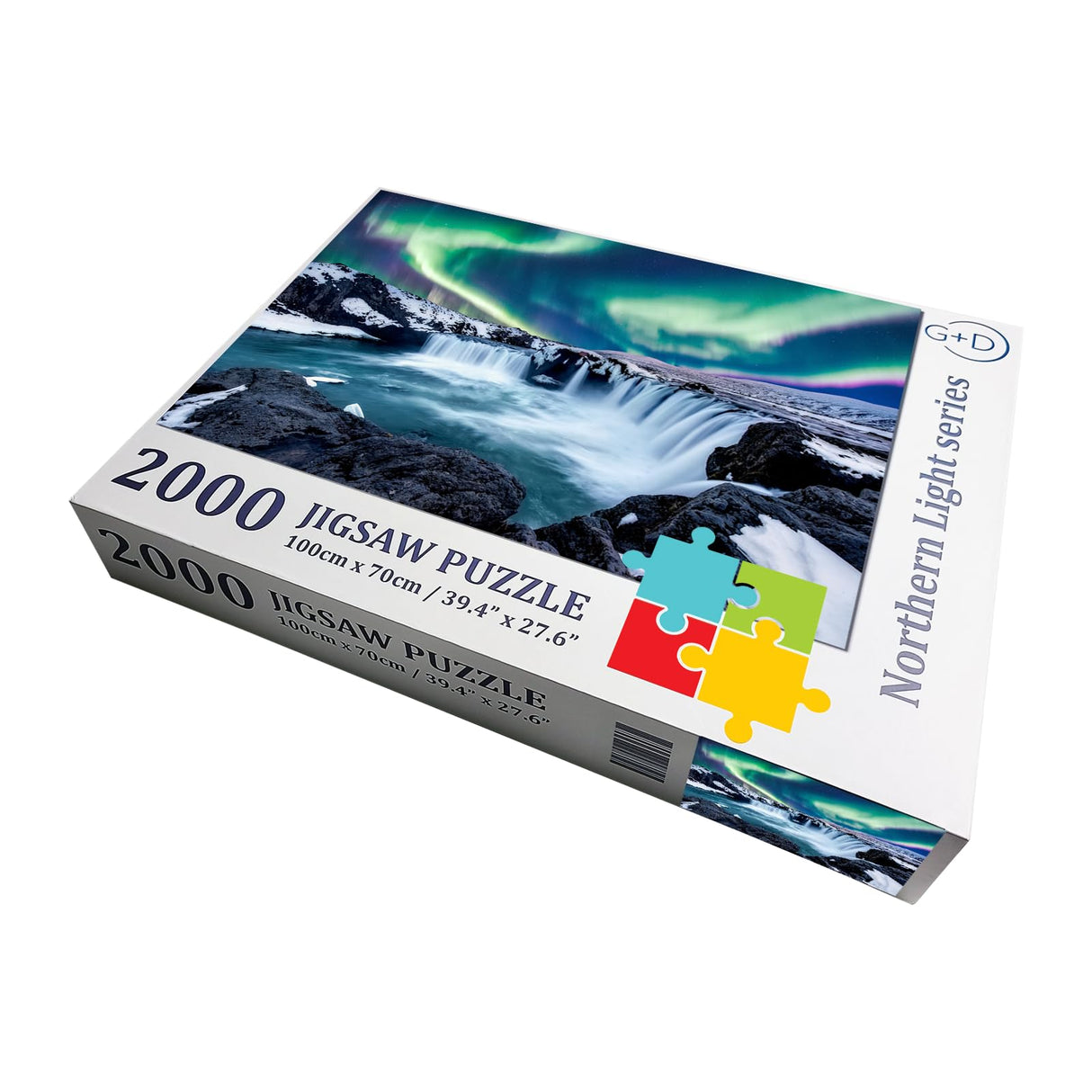 G+D Puzzles for Adults - Majestic Northern Lights of Norway - A 2000 Piece Paper Puzzle for Family and Friends G+D
