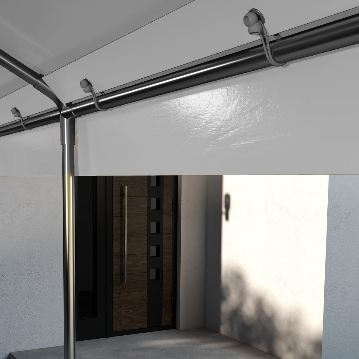 Outsunny 10' x 20' Carport Replacement Top Canopy Cover, UV and Water Resistant Portable Garage Shelter Cover with Ball Bungee Cords, White, Only Cover Outsunny