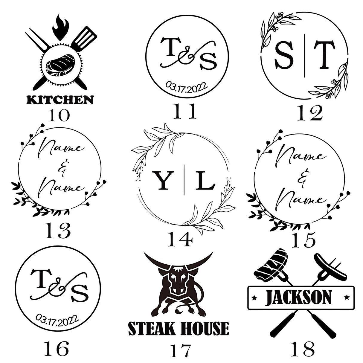 Personalised Electric Wood Branding Iron with Custom Logo Stamp for Wood, Leather, and Baking ZqlDDayUP