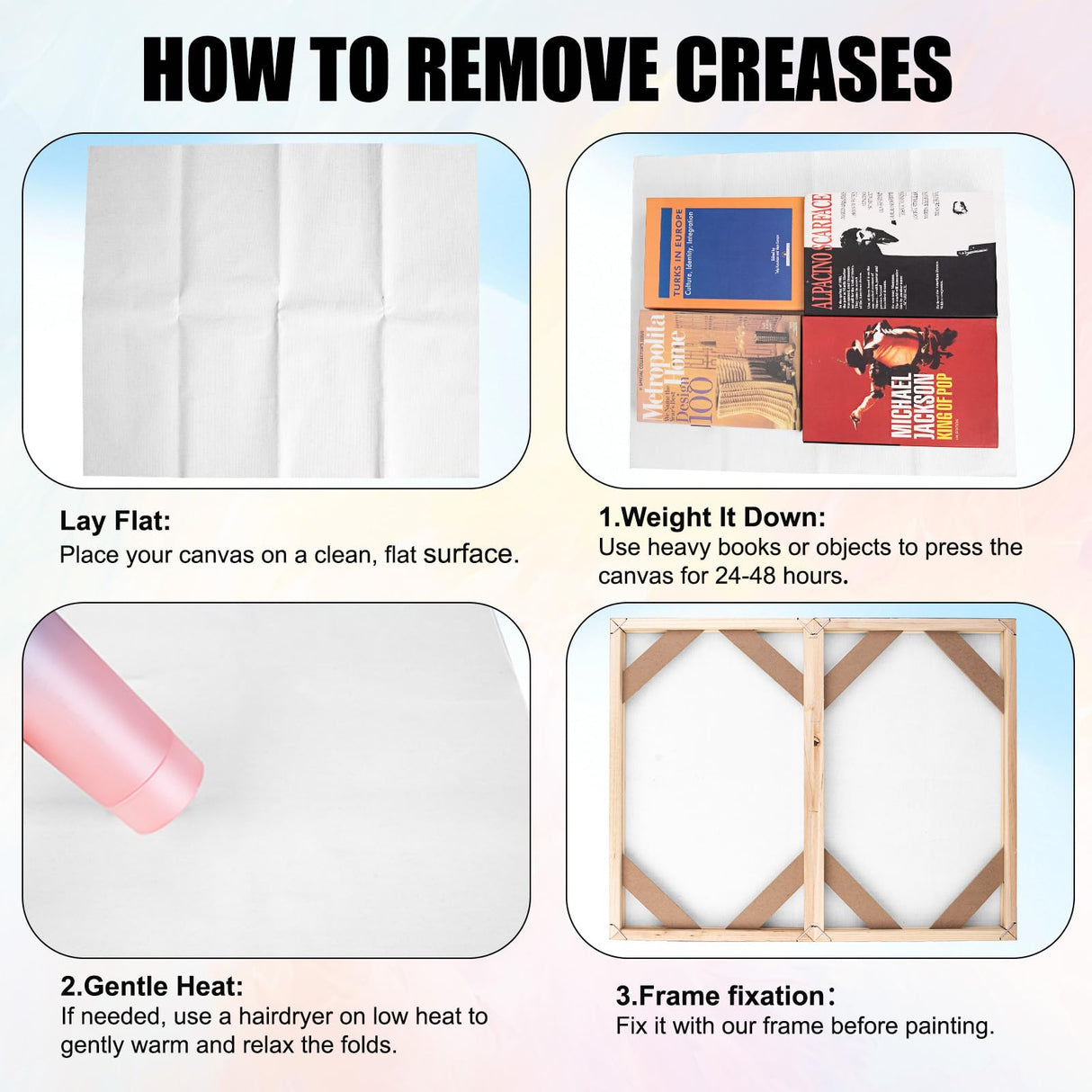 EFOTIML Paint by Numbers Kit for Adults Beginners & Kids Ages 8-12,2 Pack 16x20 inches Canvas for Painting Kits for Adults in Colorful Box(Without Frame)-Snow Mountain and Lake(2PCS) EFOTIML