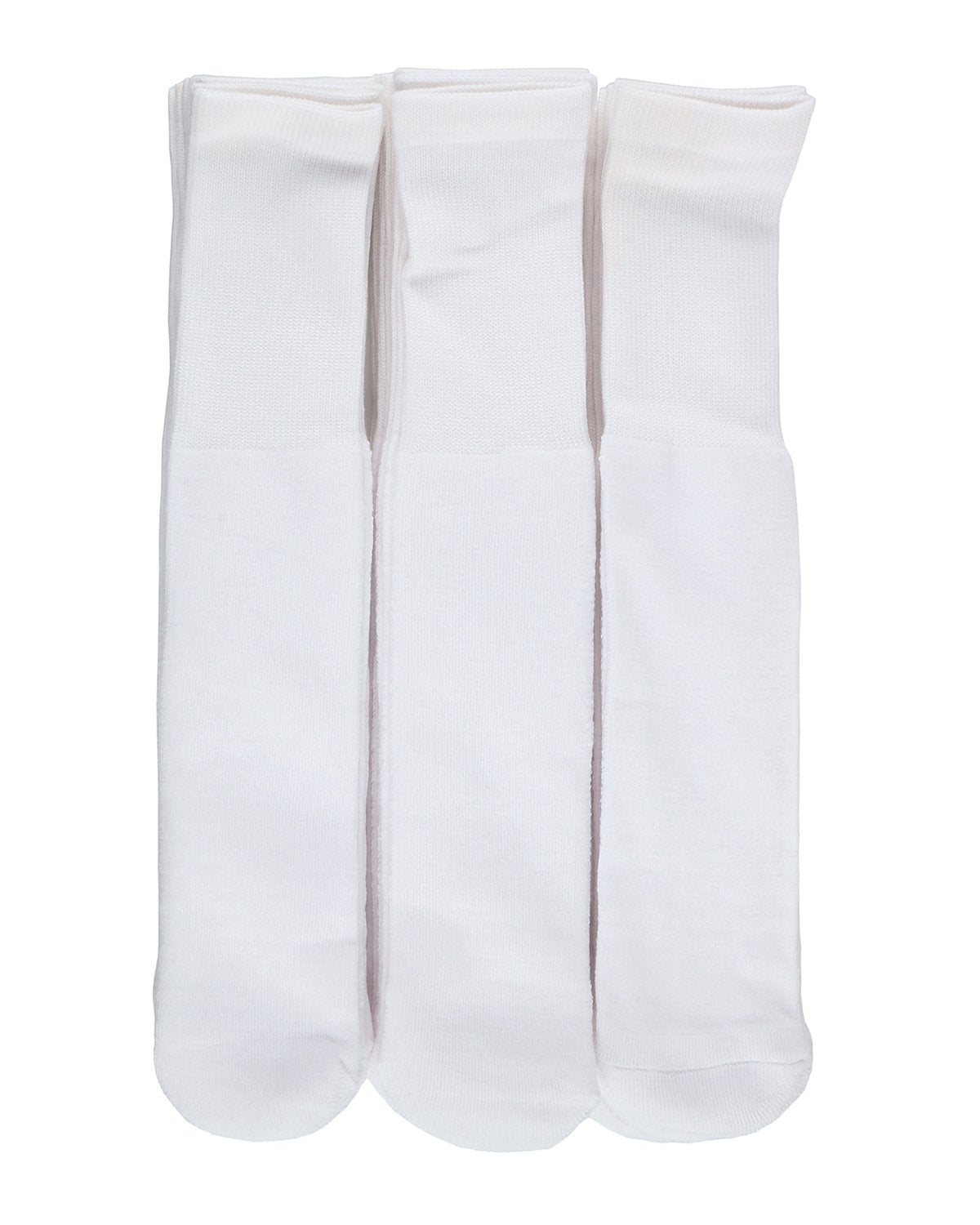 NC Hosiery Blank White Sublimation Socks- Printable, Subready in 9-12 Large Size For Teen and Adult in 6 Pair Pack, Create and Print Your Own Personalized Logo In Vibrant Colors NC Hosiery