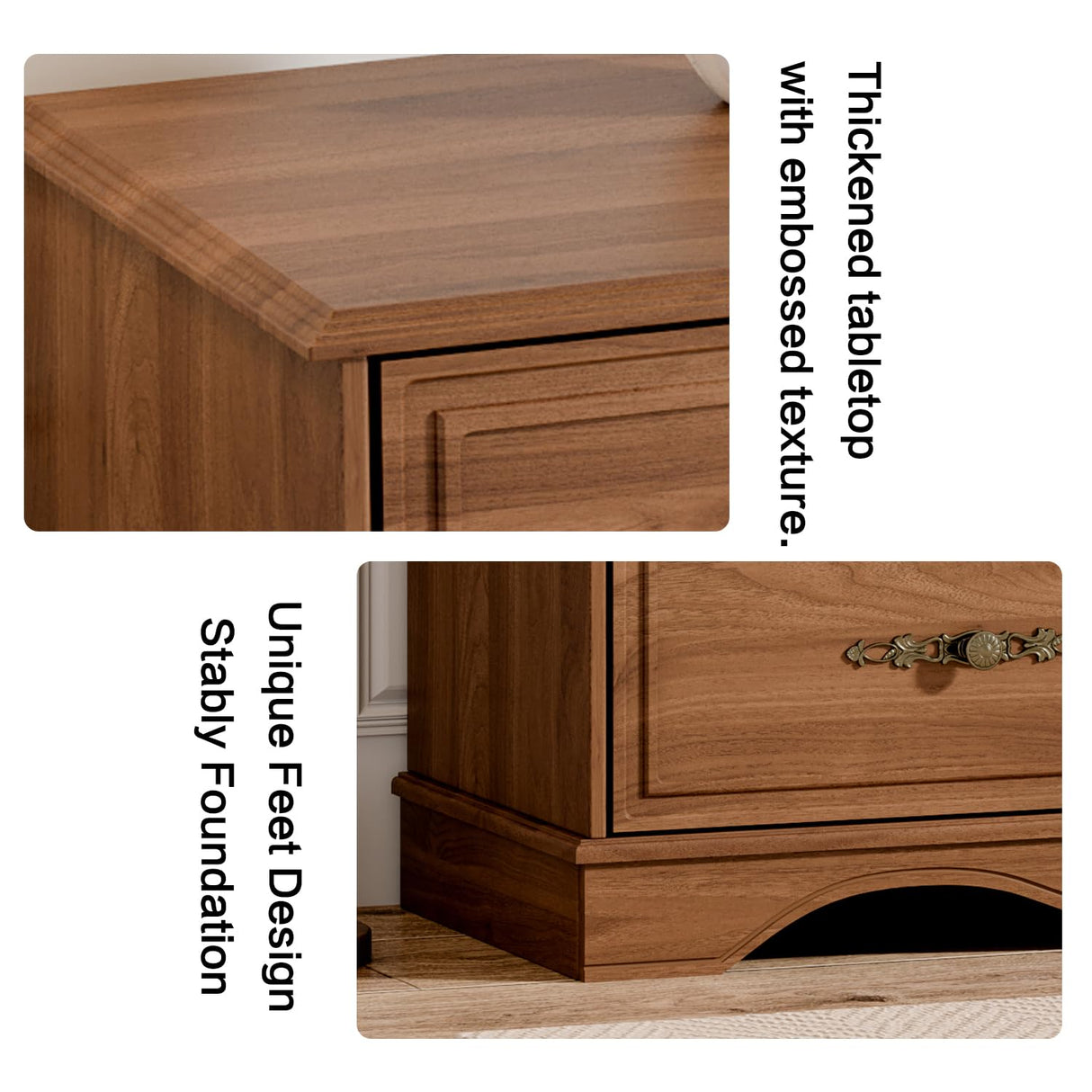 Chrangmay Dresser for Bedroom with 9 Drawers,63" Wide Modern Chest of Drawers with Metal Handle,Wooden Dresser TV Stand,Wood Closet Clothes Storage Organizer for Living Room,Hallway,Umber Chrangmay