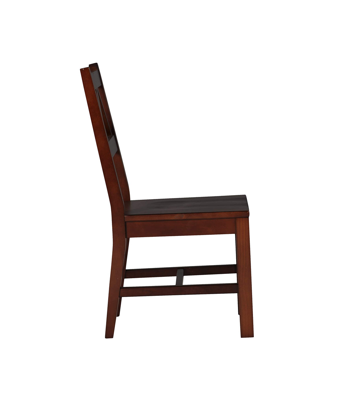Linon Home Decor Titian Chair, Antique Tobacco Finish, 17.32"w x 21.54"d x 37.56"h Linon