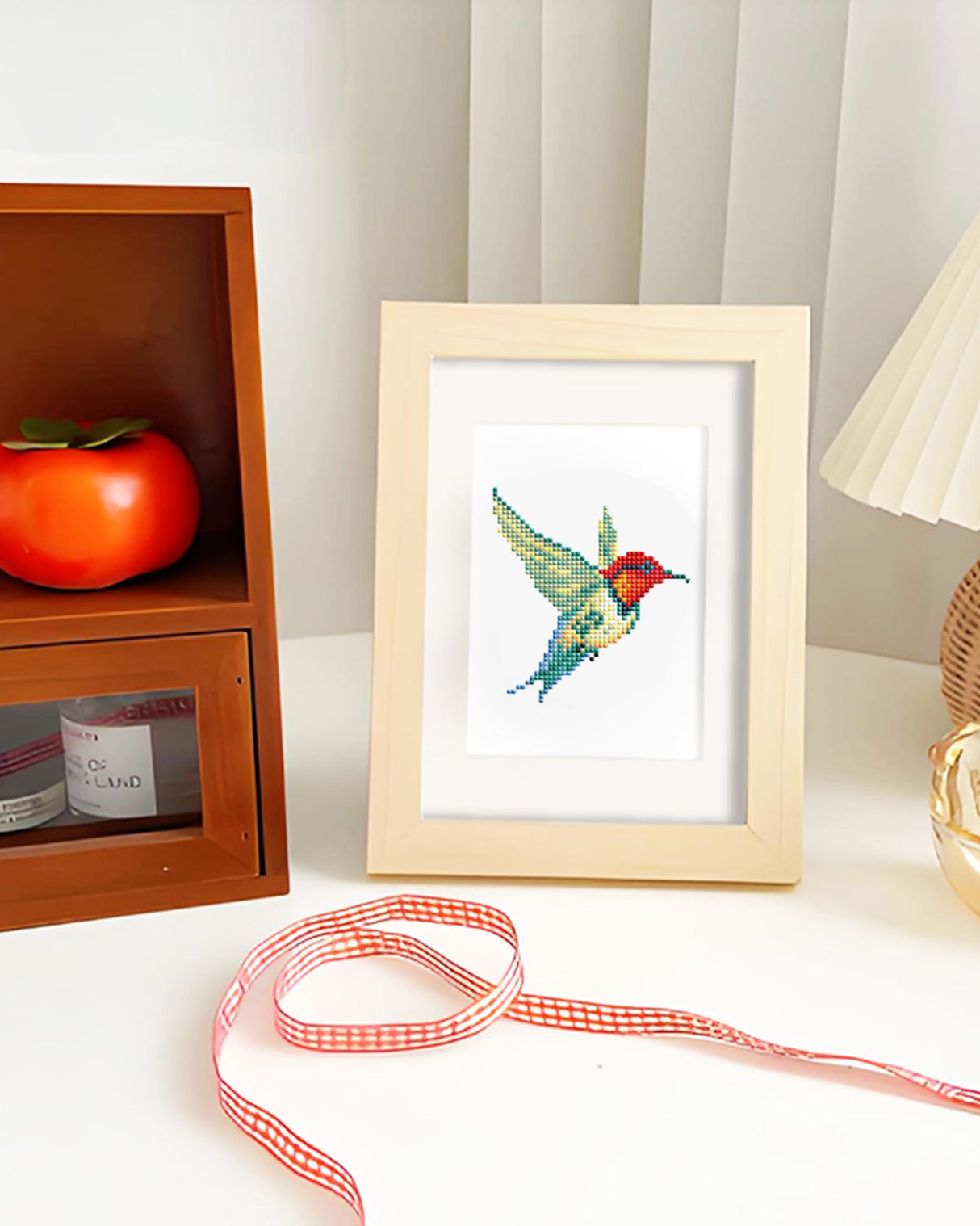 PeakLuv Small Diamond Painting Kits Birds, 12 Pcs Birds Mini Diamond Art Kits for Adults, 5D DIY Square Drill Diamond Dots, Quickly Finishable Cardinal Mini Gem Art for Home Wall Desktop Decor, 6X7in PeakLuv