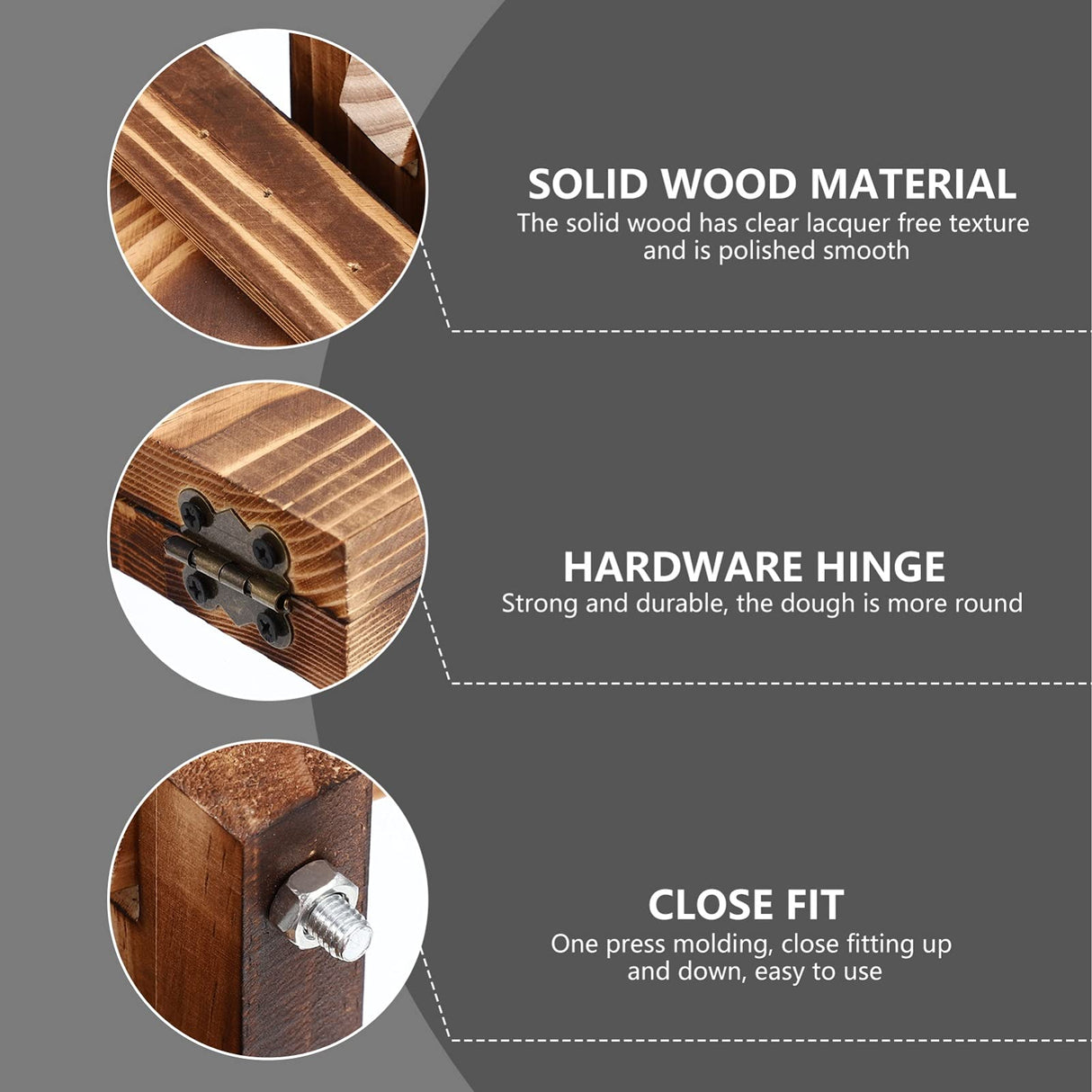 DOITOOL Pierogi Press Wood Tortilla Press Dumpling Skin Maker Dough Presser Chapati Roti Taco Corn Maker Pressing Tools for Pie Ravioli Empanadas Kitchen Gadget Brown Dumpling Wrapper Maker DOITOOL