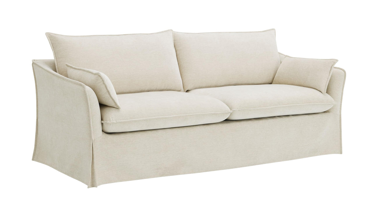 Acme Shane Sofa w/2 Pillows in Beige Linen Acme