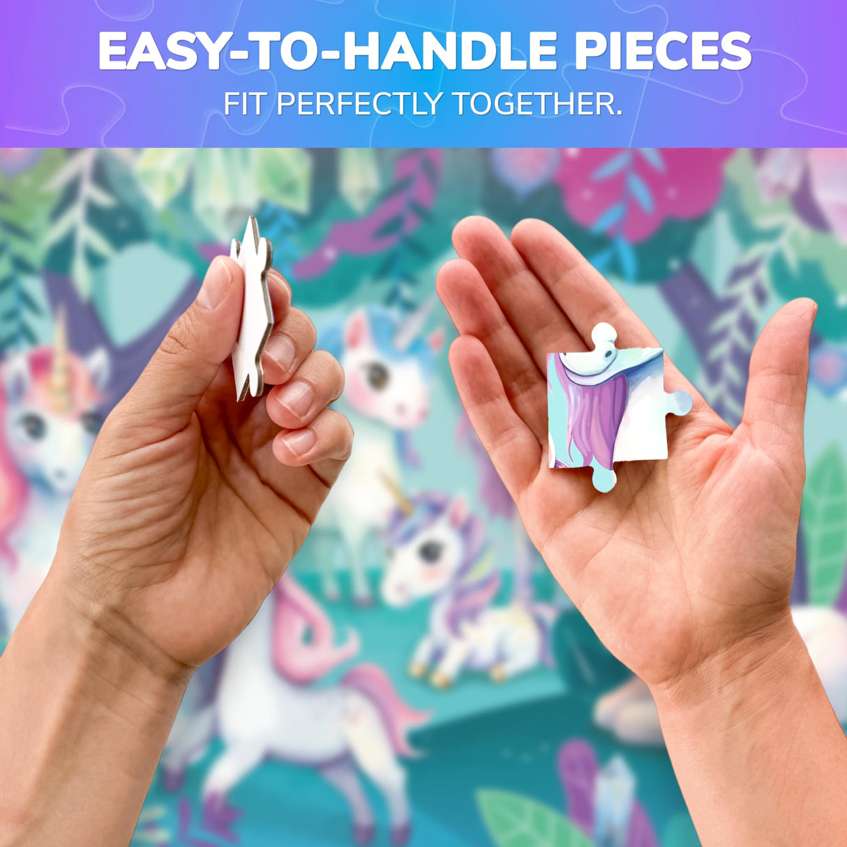 QUOKKA Puzzles for Kids Ages 3-5 - 30 Pieces Puzzles for Toddlers 2-4 - Unicorns Learning Jigsaw Puzzles for Kids 4-6 Years Old - Educational Toys for Boy and Girl QUOKKA