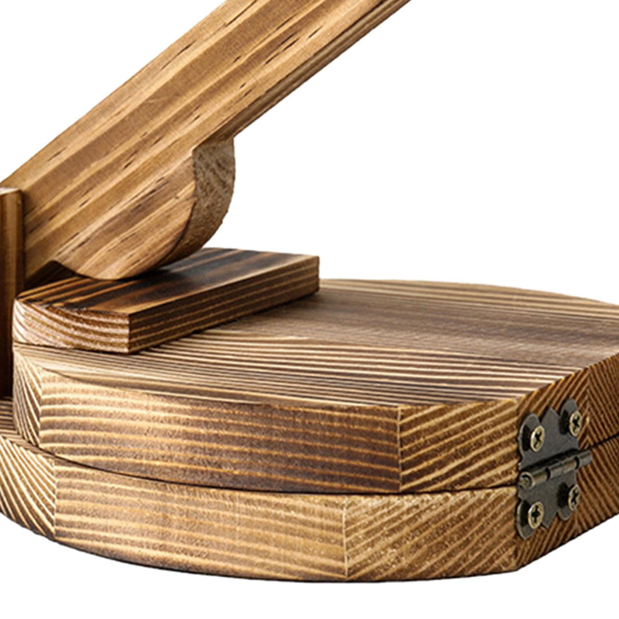 Wooden Tortilla Press, Corn Tortilla Presser Tool, Manual Mexican Tortillera Presser, Dumpling Wrapper Making for Kitchen, Round WoodArtSupply