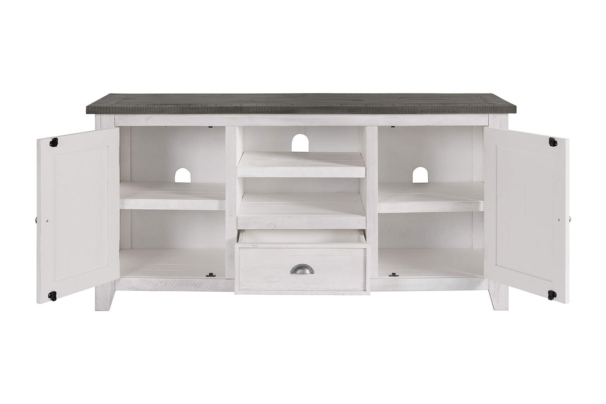 Martin Svensson Home Monterey TV Stand, White with Grey Top Martin Svensson Home