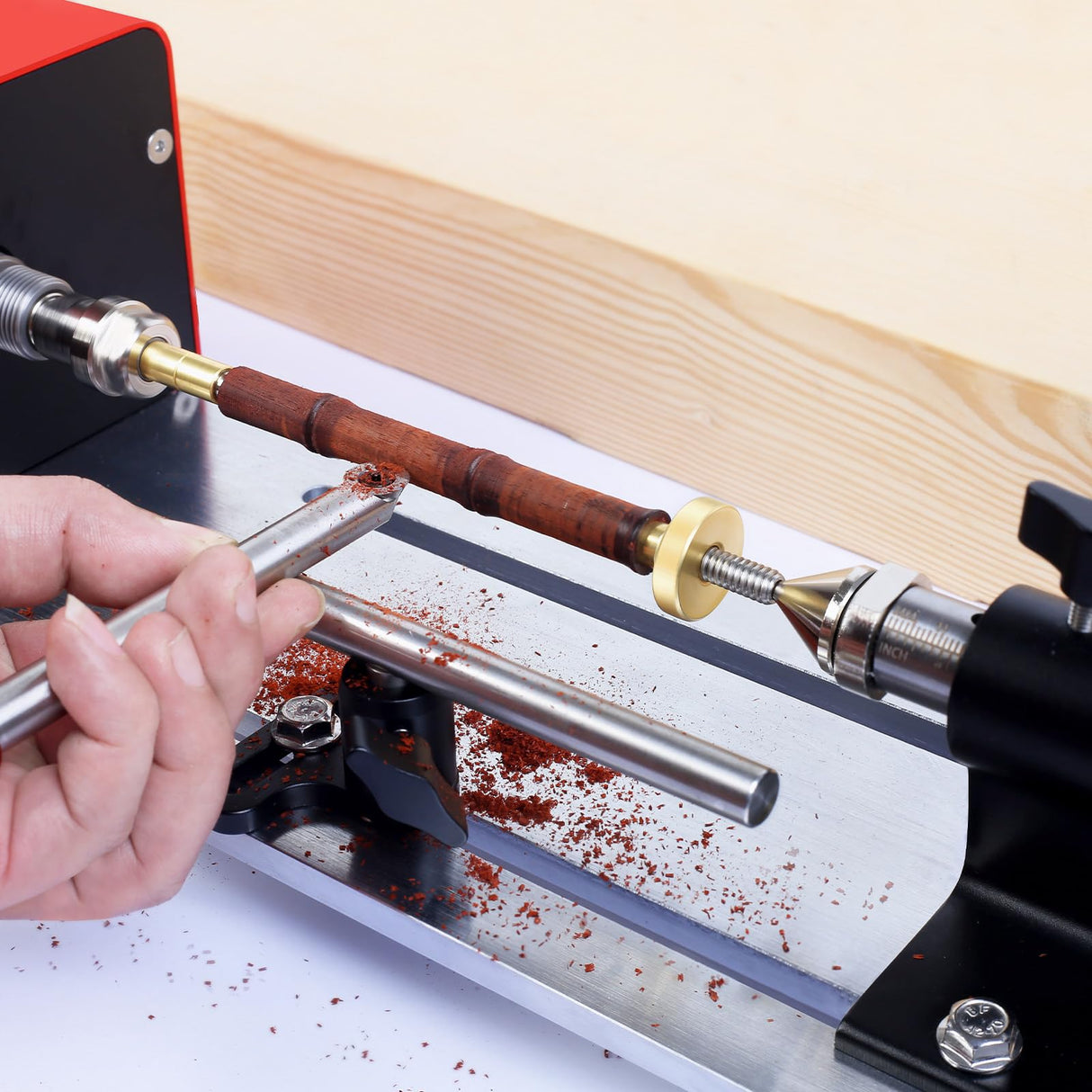 ArtyMaster MT1 Wood Lathe Pen Mandrel Turning Tools, Pen Making Kits for Wood Lathe ARTYMASTER