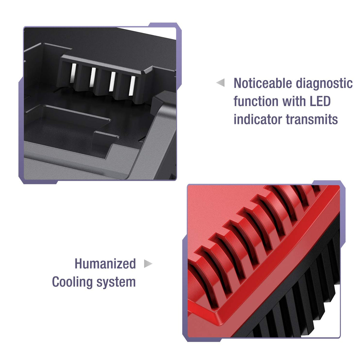 18V Replacement Charger Compatible with PCXMVC PCMVC for Porter Cable Cordless Power Tool Li-ion NiCd NiMh Battery, Upgraded 2 Pack 18V 3.7Ah Replacem KEEPTOP