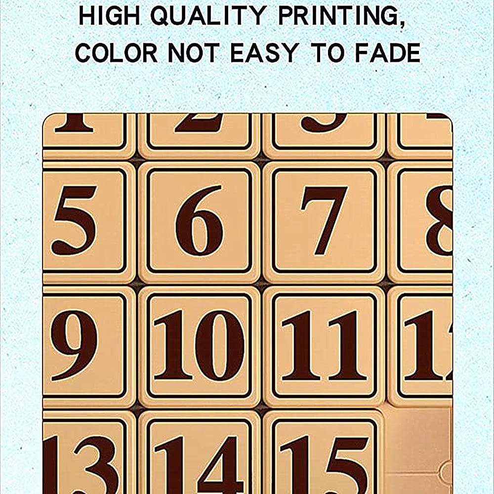 LiangCuber QY Toys 5x5 Klotski Puzzle Magnetic Sliding Number Puzzle ABS Brain Teasers Toy Tangram Jigsaw Intelligence (24-Digit Version) LiangCuber