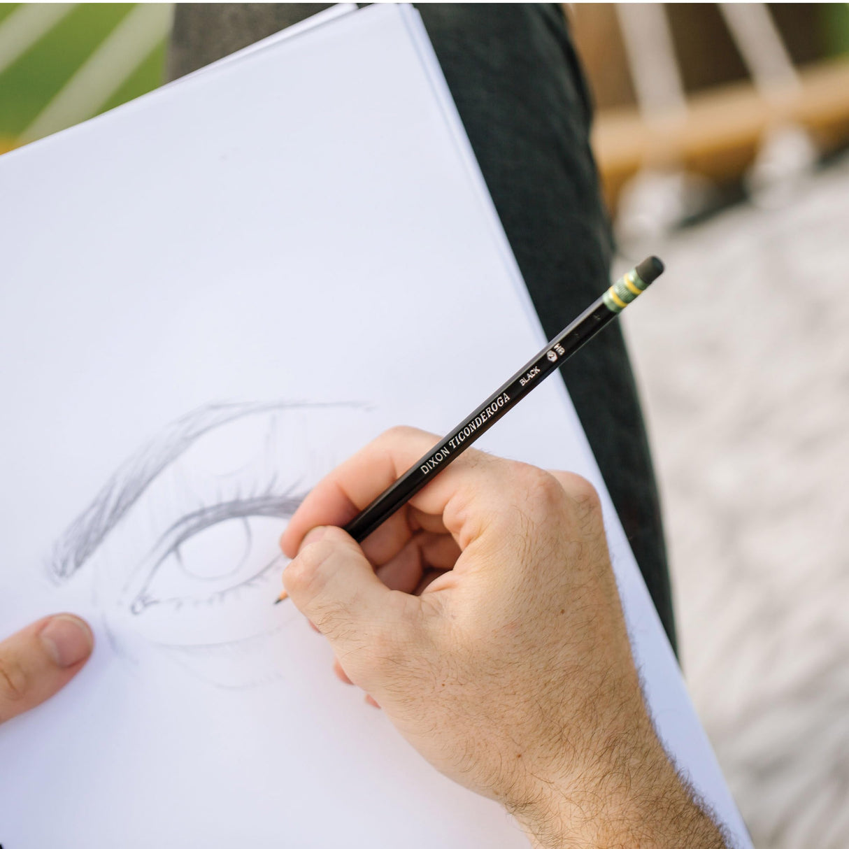 Ticonderoga Pencils, Wood-Cased Graphite, #2 HB Soft, Black (13953) (Pack of 6, 72 Count Total) Ticonderoga