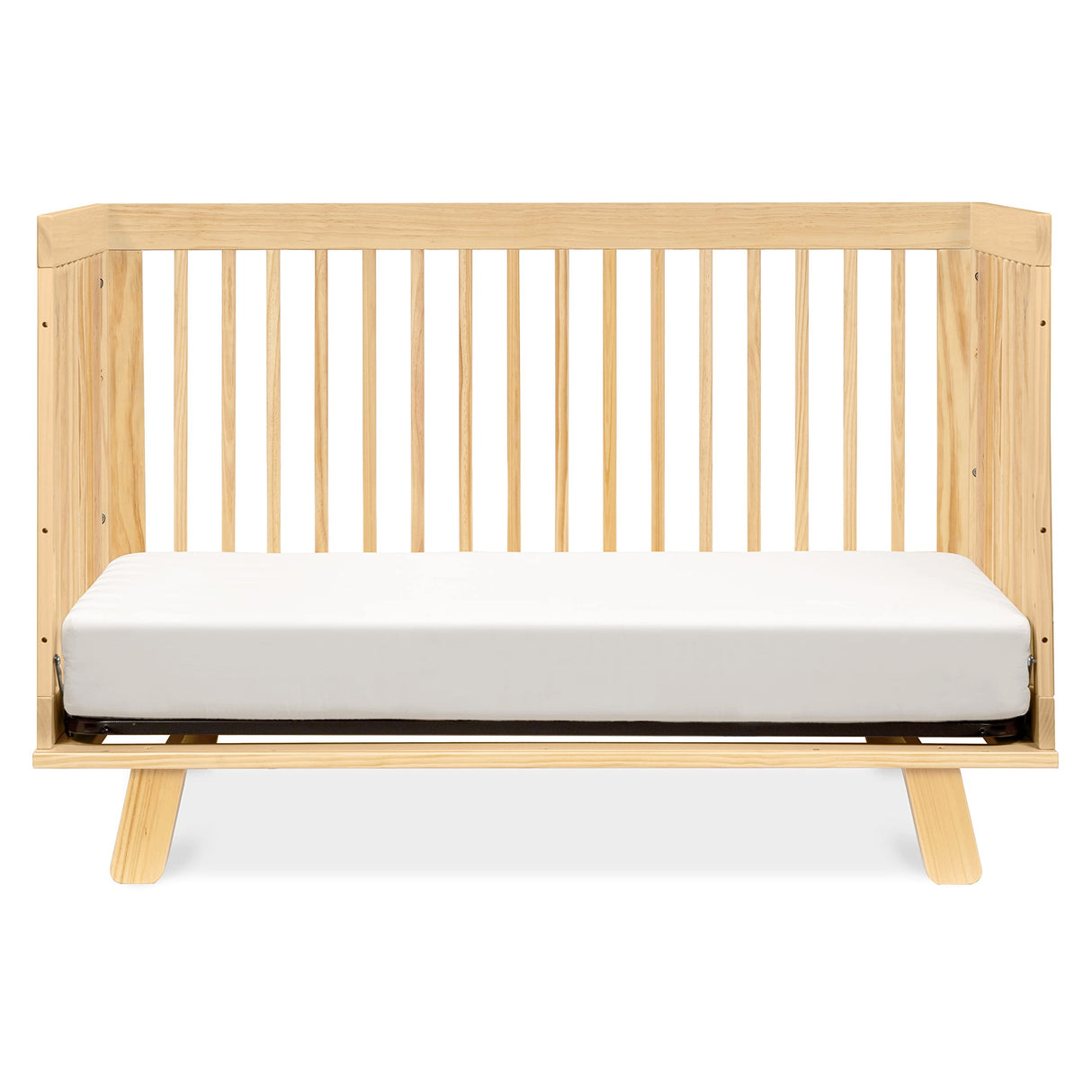 Babyletto Hudson 3-in-1 Convertible Baby Crib with Toddler Bed & Daybed Conversion - Easy to Assemble - GREENGUARD Gold Certified w/ 4 Adjustable Mattress Heights - Natural babyletto