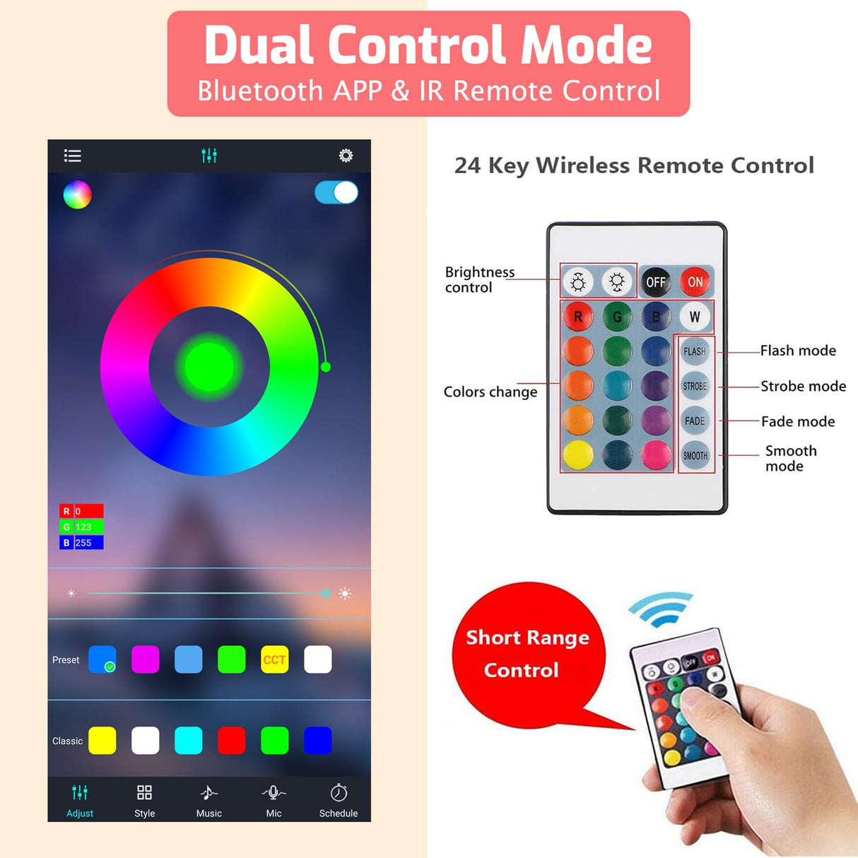 NAIYUFA 4-Tier L-Shaped Corner Bookshelf with LED Lighting - Versatile Storage Solution for Home & Office NAIYUFA
