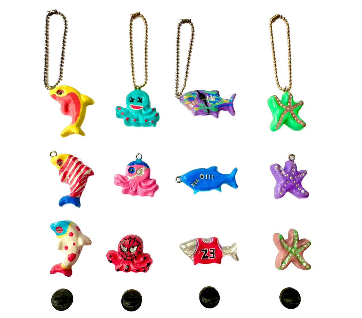 DINOVAT Air Dry Clay Pottery Kit for Adults - DIY Craft Kit Includes:500gClay, 13 Acrylic Paint Pens,Clay Mold,GlossVarnish,Tools & Step-by-Step – Perfect for Pendants, Brooches DINOVAT