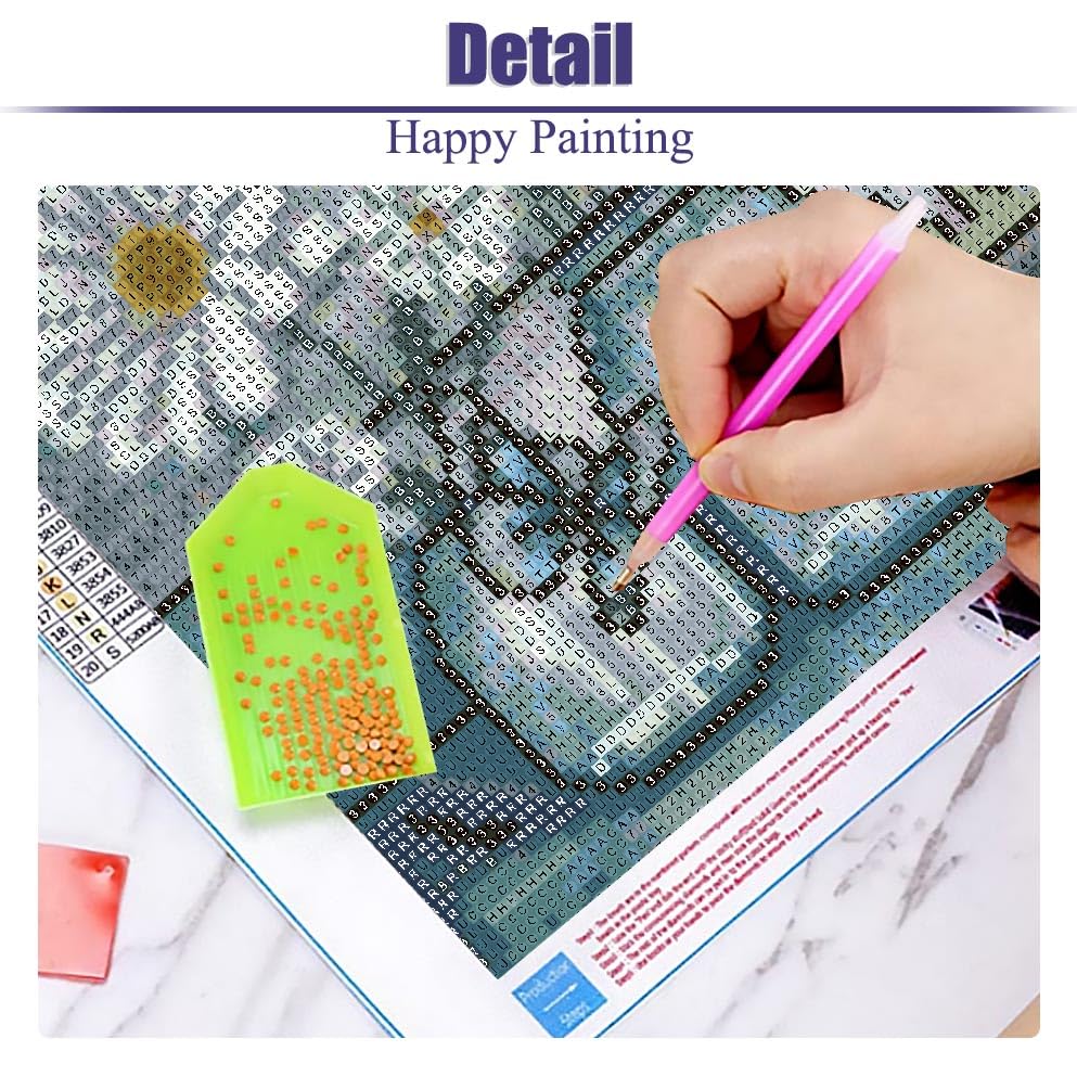 BOHADIY Daisy Diamond Painting Kits for Adults Diamond Art Kits for Adults Beginner, Inspirational DIY Full Drill Diamond Dots Paintings with Diamonds 5D Gem Art and Crafts Home Wall Decor Bottle BOHADIY