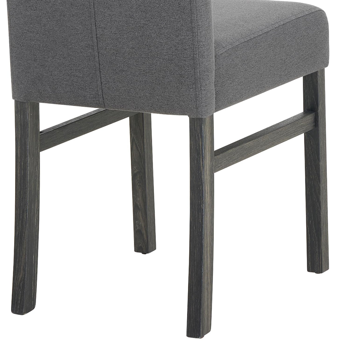 YWUFUART 48" Wooden Counter Height Rectangular Dining Table Set with 4 Chairs, 5-Piece Kitchen Table Set for Dining Room, Living Room, Kitchen, Black YWUFUART