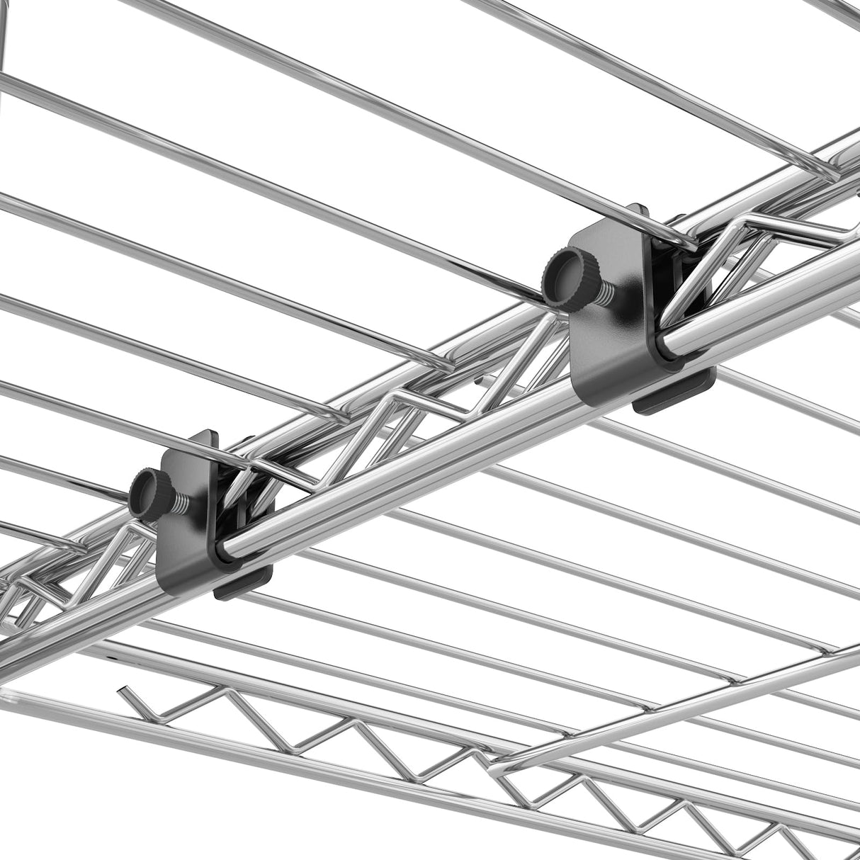 Homdox Heavy Duty Storage Shelves, 4 Tier Wire Shelving Unit, Adjustable Metal Shelves for Storage, Garage Rack Pantry Shelves Kitchen Shelving, 18"x72"x60", Silver Gray Homdox