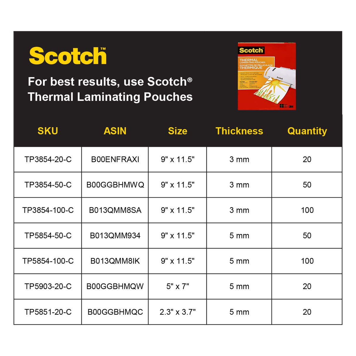 Scotch Thermal Laminator Machine, 5 Minute Warm-up, 9" Input, for Laminating Sheets Up to 5-Mil Thick Scotch