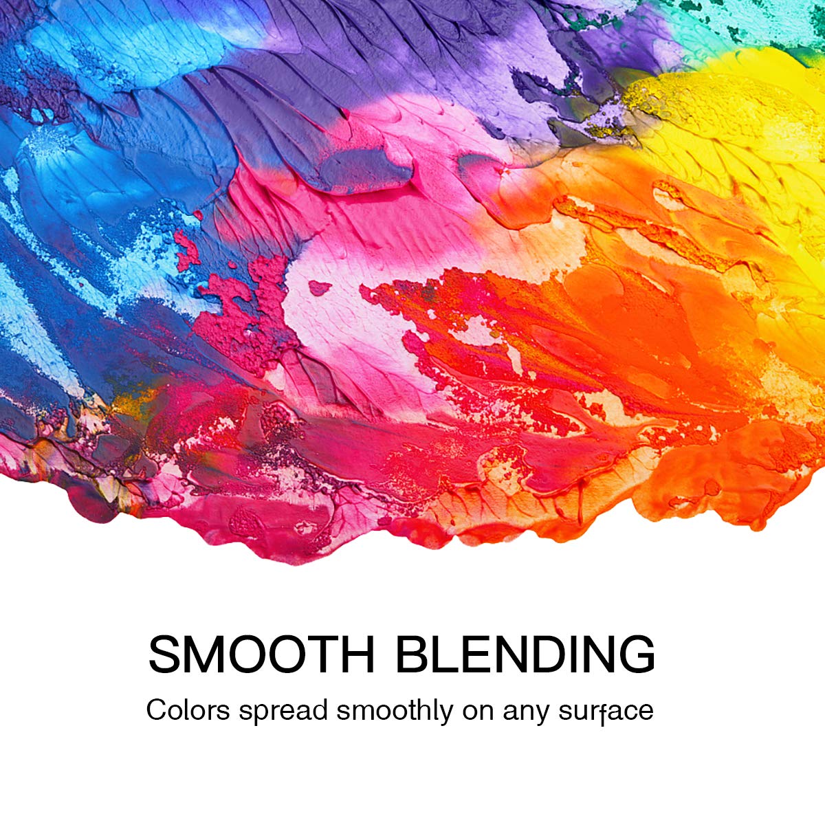 GOTIDEAL Craft Acrylic Paint Set,8 Primary Colors((120ml,4 oz) Rich Pigments Non-Toxic Washable, Professional Paint for Pouring on Canvas, Rocks, Ceramic, Fabric, Leather, Ideal for Artist, Adults GOTIDEAL