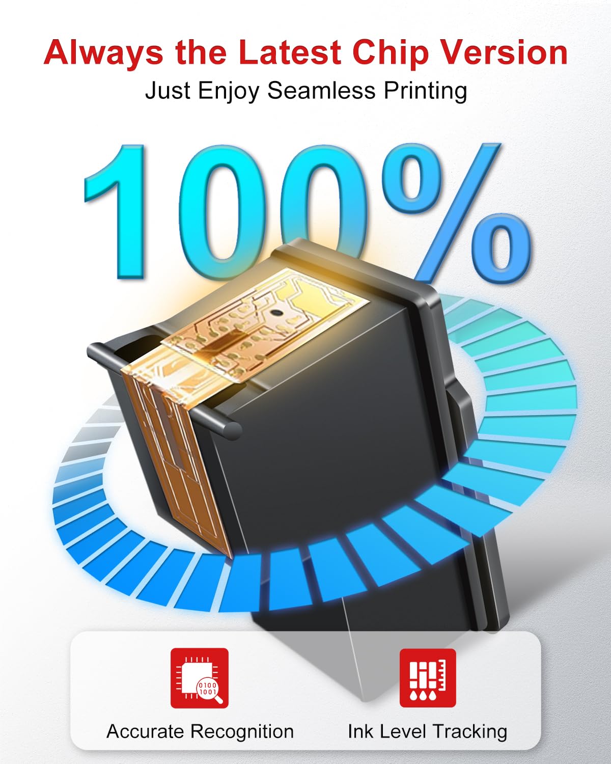 EaseFusion 245XL 246XL Combo Pack Replacement for Canon Ink 245 246 PG-245 XL PG-245XL Black Color Ink Cartridges for Canon Pixma MX490 MX492 MG2522 TR4520 TS3322 TS202 MG2500 TS3122 TR4500 Printer EaseFusion