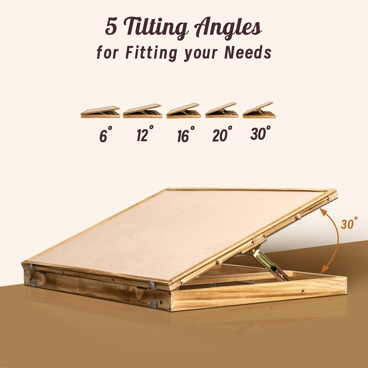 Sancallie Jigsaw Puzzle Table Storage Portable Folding Tilting Table with 5 Drawer for 1500 pcs Play Table with Non-Slip Surface Mat & Dust-proof Cover for Adults Kids Boy Girl Gift for Puzzle Amateur Sancallie