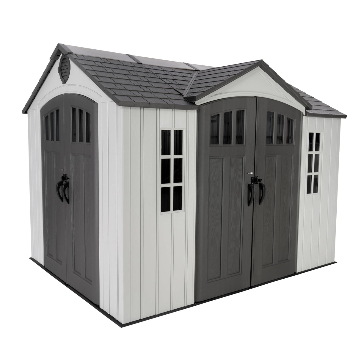 Lifetime Dual Entry Outdoor Storage Shed, 10 x 8 Foot Lifetime