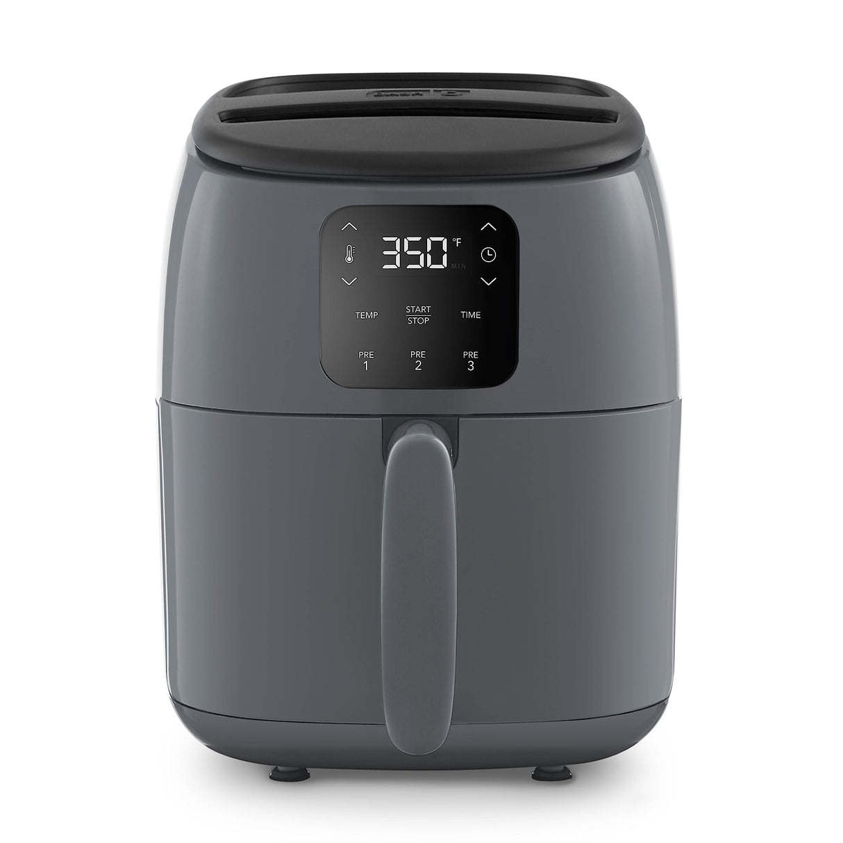 DASH Tasti-Crisp™ Electric Air Fryer Oven, 2.6 Qt., Grey – Compact Air Fryer for Healthier Food in Minutes, Ideal for Small Spaces - Auto Shut Off, Digital, 1000-Watt DASH