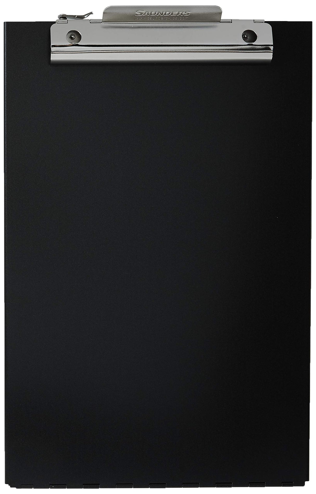 Saunders Metal Clipboard with Storage, Legal Size Heavy Duty Contractor Grade Clipboard, Recycled Aluminum Dual Storage Form Holder with High Capacity Clip, Assembled in USA, Black Cruiser-Mate Saunders