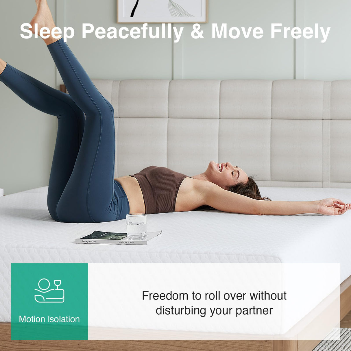 Novilla King Mattress, 10 Inch King Size Mattresses in a Box with Cooling Memory Foam & Reinforced Support Foam for Back Pain Relief & Refreshed Sleep with Motion Isolation Meduim Firm Feel Novilla