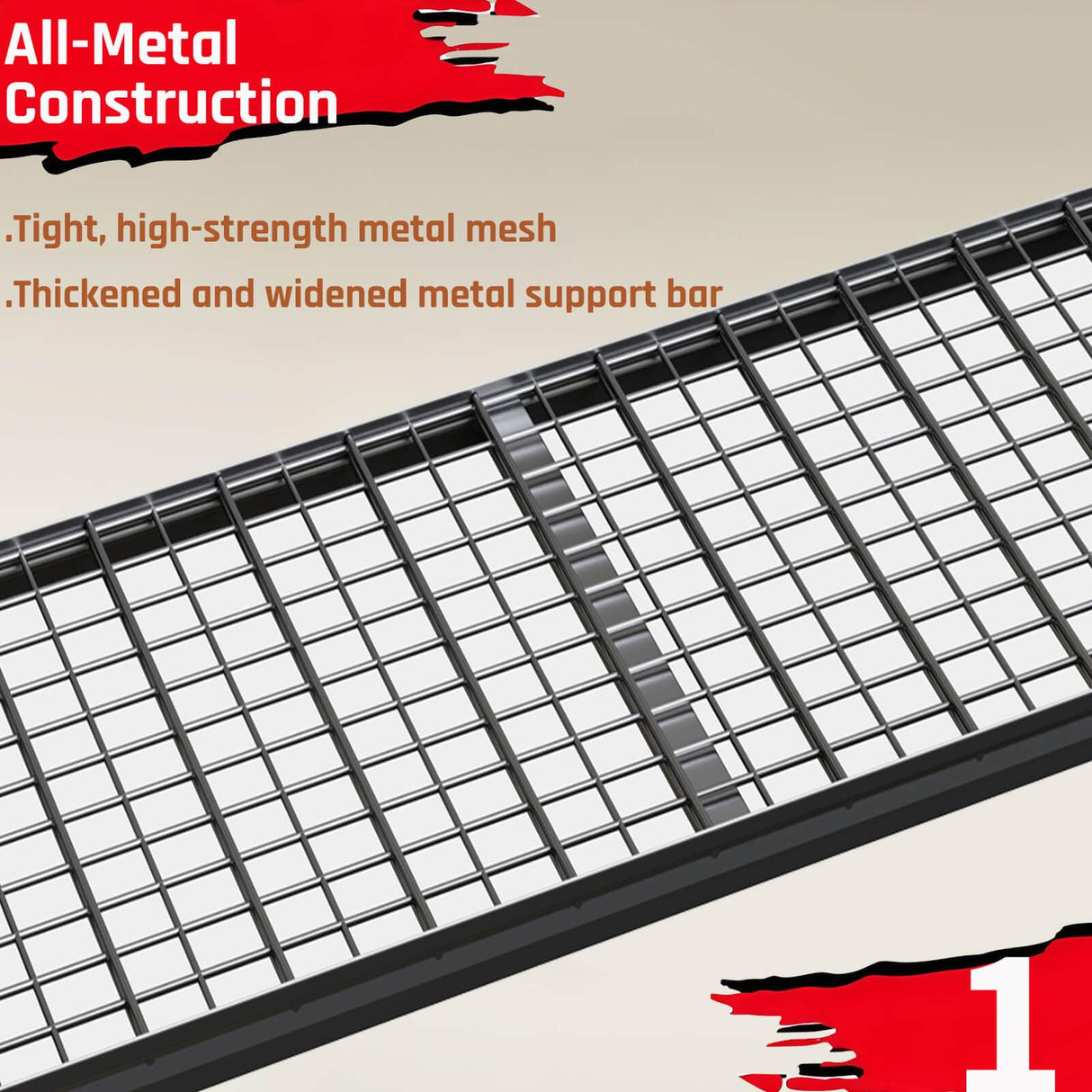 SKZNSA 68" Wide Heavy Duty Garage Shelving Units, 5-Tier Deep Storage Shelves,Black Metal Garage Shelves,Steel Shelf,Large Storage Rack,Industrial Shelving for Shop, 68" W x 20" D x 84" H SKZNSA