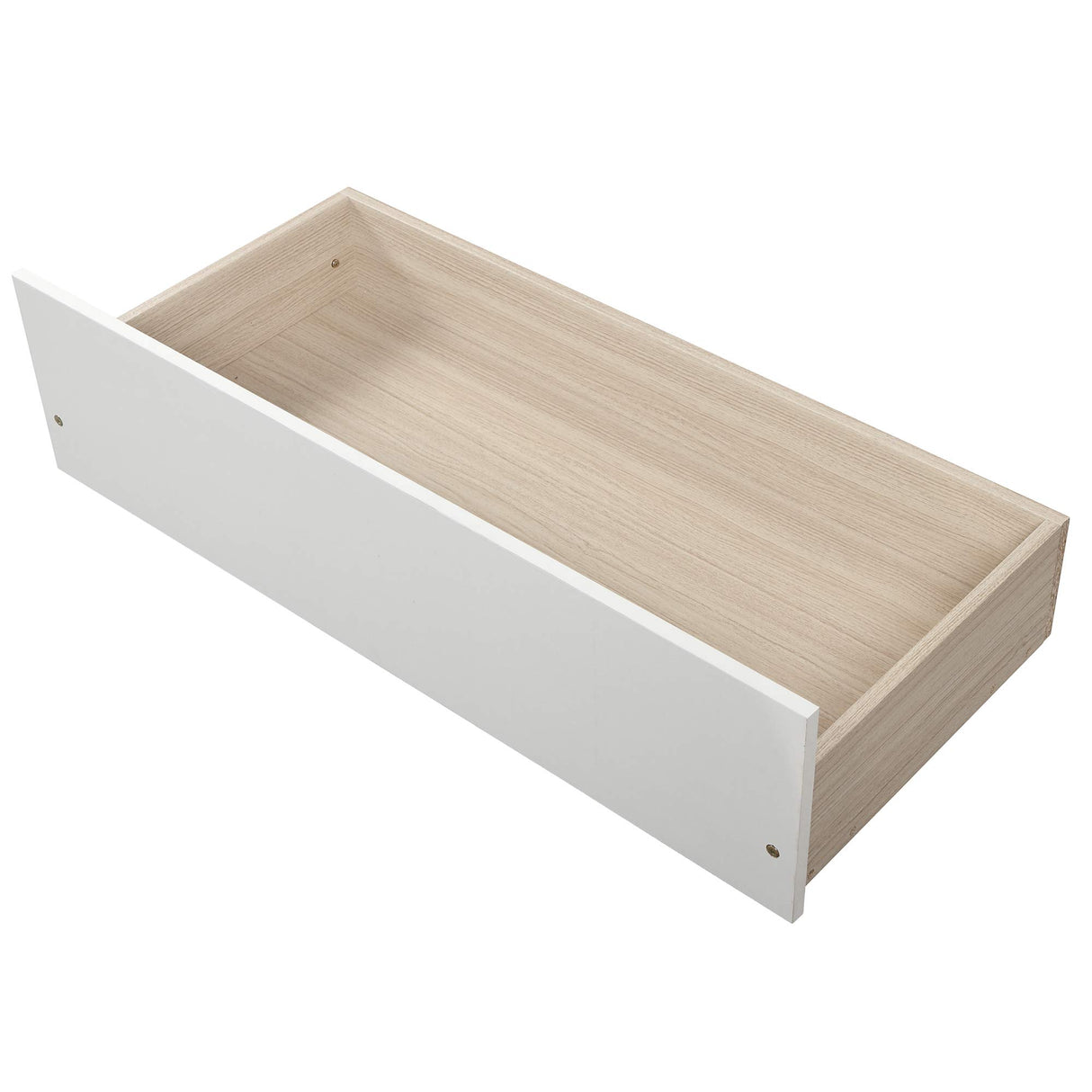 Harper & Bright Designs Modern White Full Over Full Bunk Bed with Stairs and Storage Drawers Harper & Bright Designs