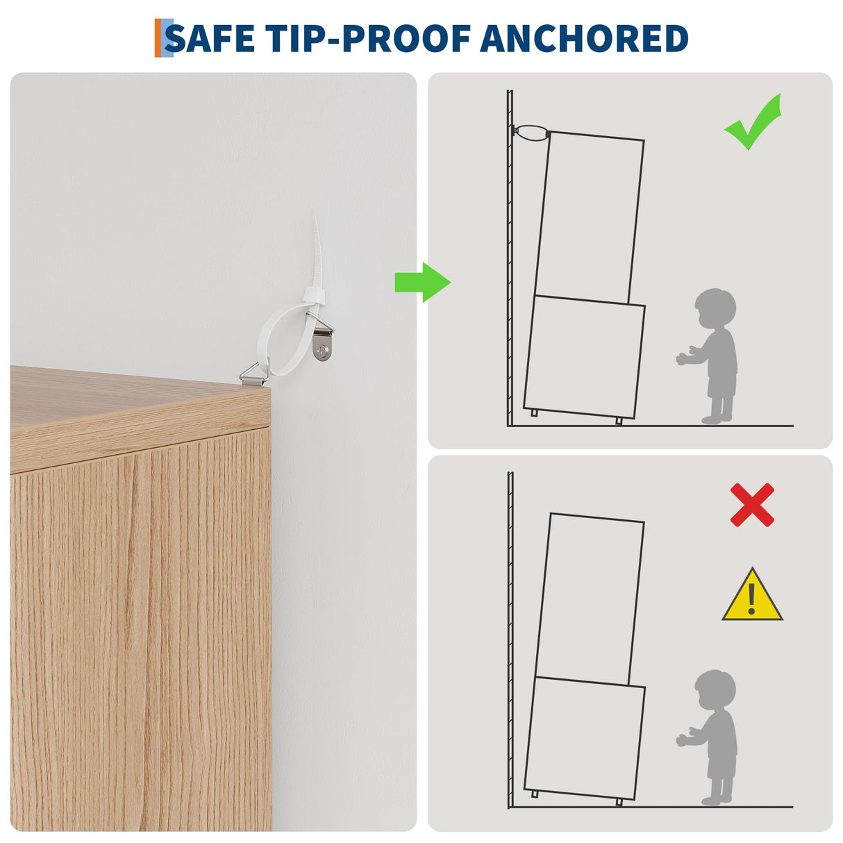 GarveeHome Tall Bookshelf with Storage Cabinet, 72.4" Wood Bookcase with Doors, Drawer & Open Shelves, Freestanding Display Bookshelves for Home Office, Living Room, Bedroom, Kitchen GarveeHome