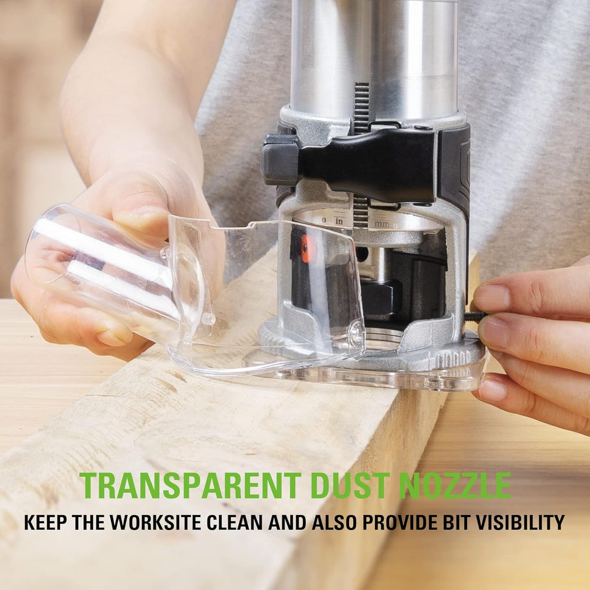 Greenworks 24V Cordless Trim Router, Variable Speed Brushless Motor Compact Palm Router with 2Ah Battery and Charger Greenworks