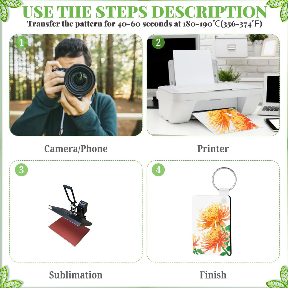 300 Pcs Sublimation Keychain Blanks Bulk Double Side Heat Transfer Sublimation MDF Blank Set with Keychain Rings & Jump Rings,Heat Transfer Keychain Blank Board for DIY Crafts(Rectangle) Guiqulai