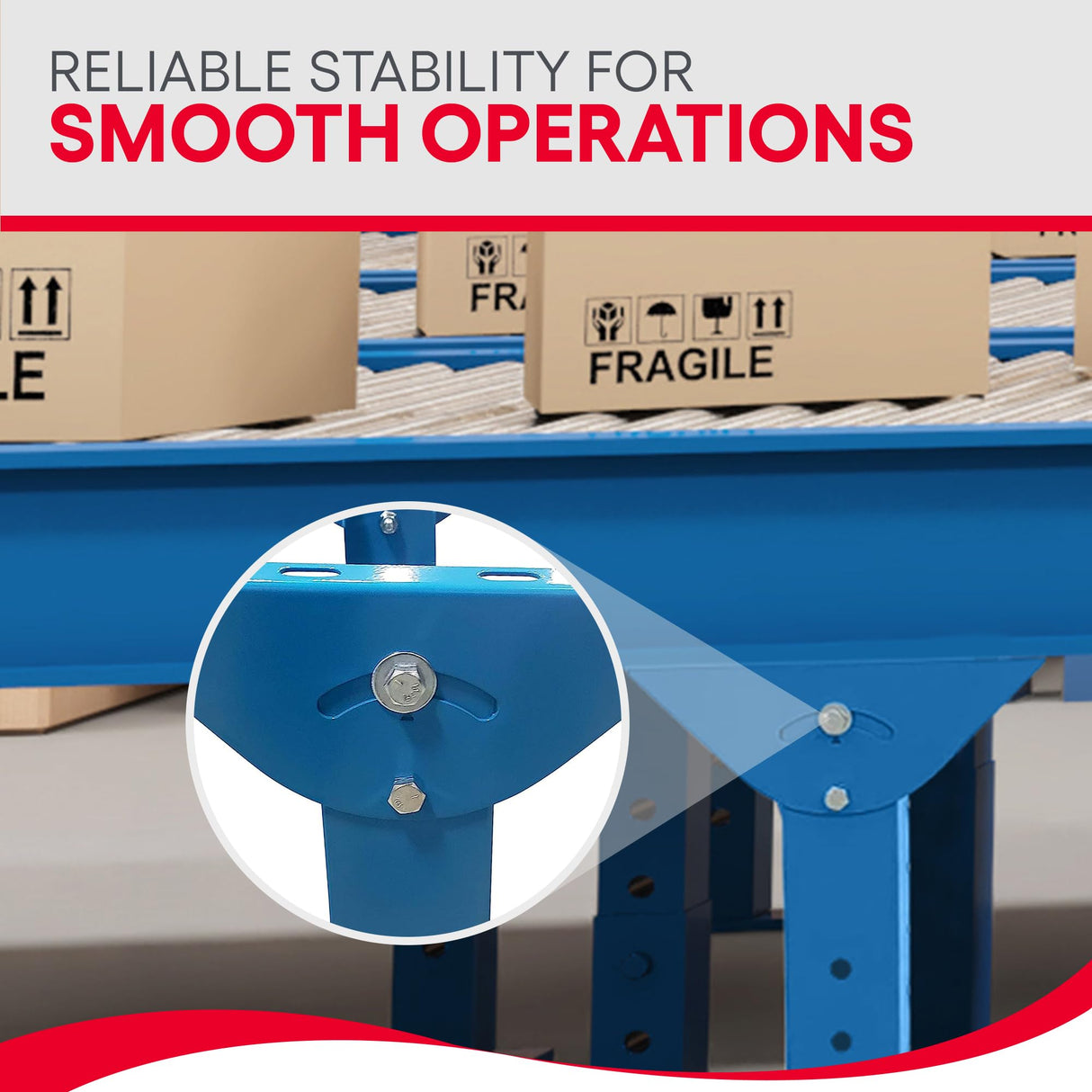 Ultimation Industries Light-Duty Roller Stand - Adjustable Height Tool Stand with Steel Conveyor Rollers, 12" x 3' Galvanized Steel, Ideal Roller Stands for Woodworking, 540 lbs Capacity, Made in USA Ultimation