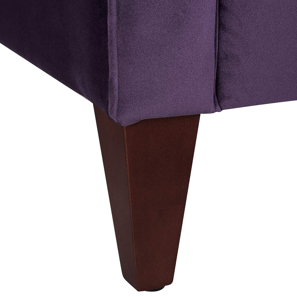 Jennifer Taylor Home Kinsley 84" Modern Tuxedo Tufted Sofa, Purple Velvet Jennifer Taylor Home