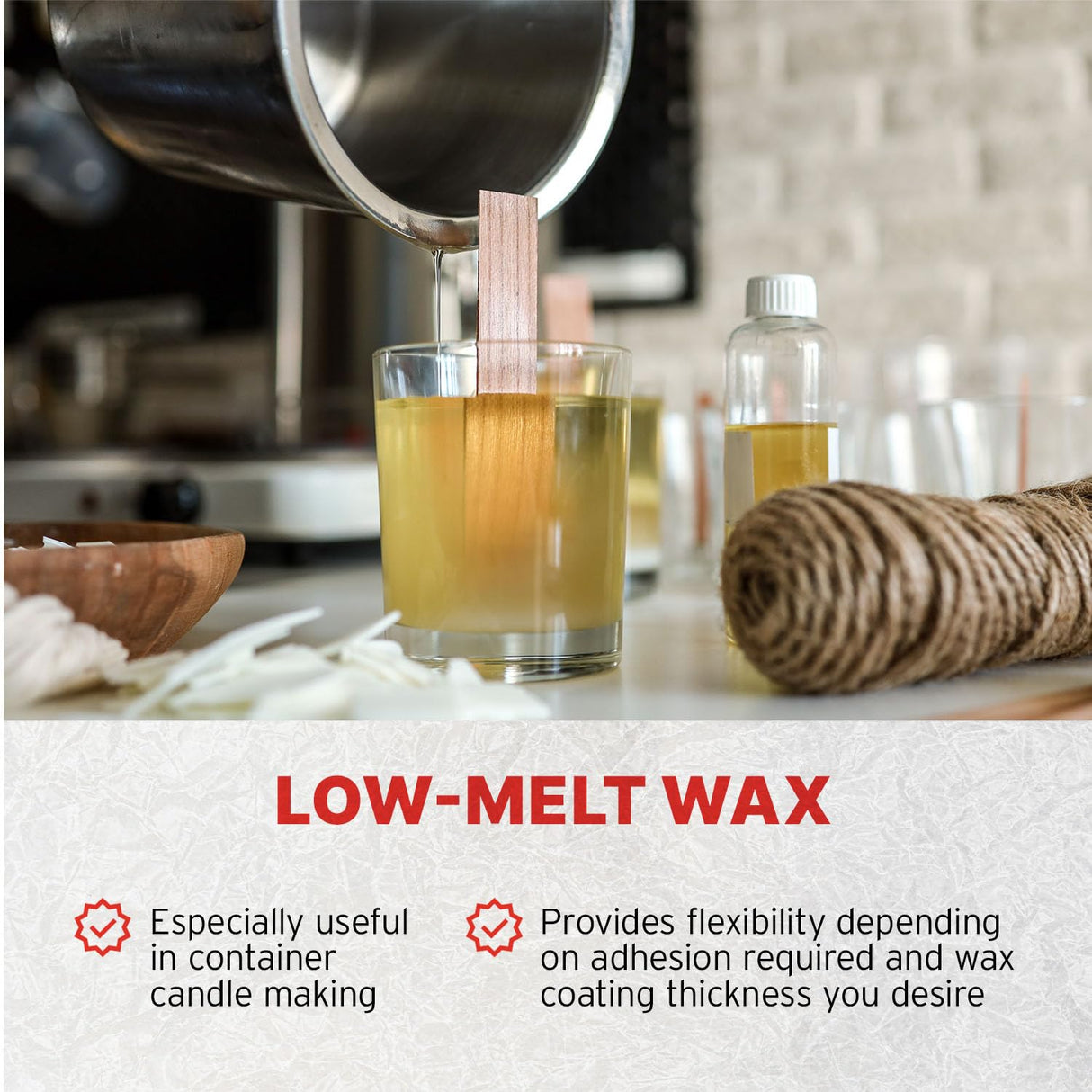 Blended Waxes, Inc. Paraffin Wax for Candle Making, Easy to Use Pastilles, Premium and Low Melt Paraffin Wax for Candles, 127F Melt Point, 10 lb Pack BW Blended Waxes, Inc.