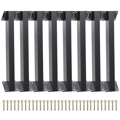 Grehitk 8PC 45 Degree Angle Support Bracket, Pergola Kit Heavy Duty Connector Brace Bracket Kit for Pergolas for for Gazebos Patio Pergolas Log Cabin Elevated Wood Stand Kit