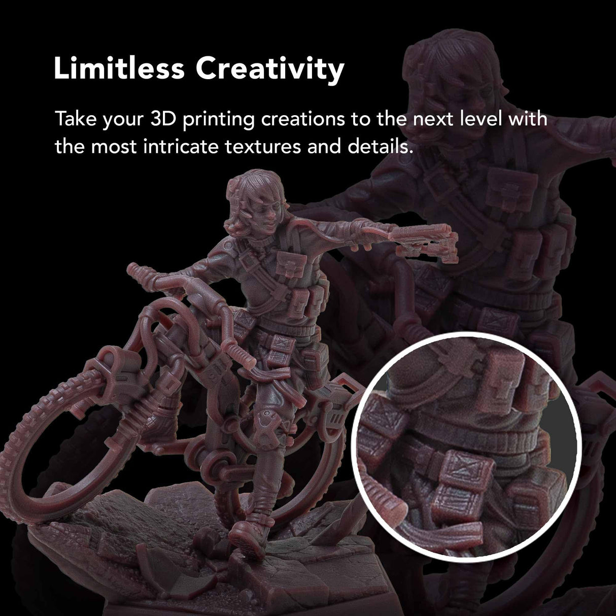 phrozen Aqua Hyperfine Photopolymer Resin for 9K, 12K or Higher Resolution 3D Printers, 405nm LCD UV-Curing 3D Printing with Low Shrinkage & Superior Precision, Smooth Surface Finish (Red, 1KG) phrozen