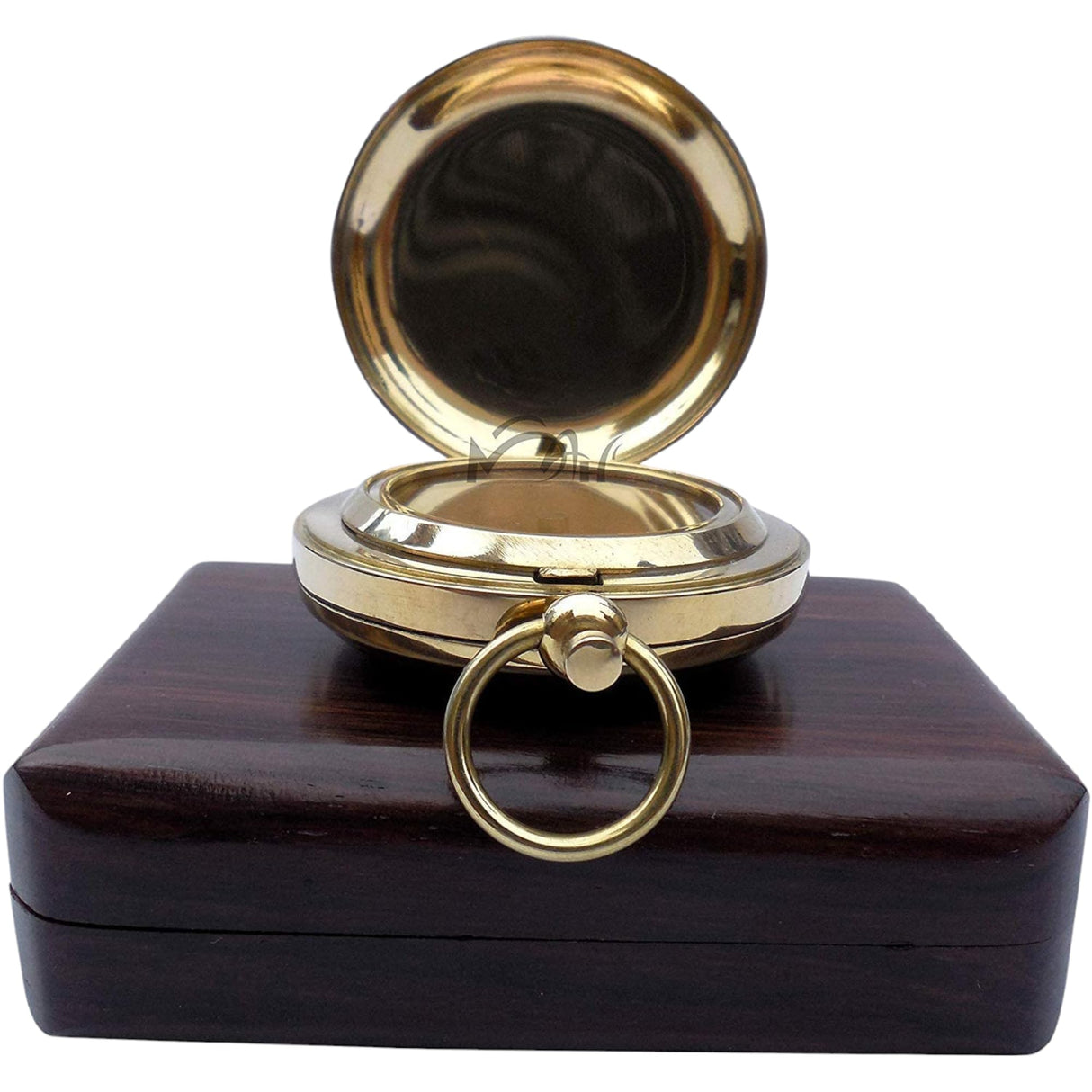 MAH Backpacking Navigation Handmade Brass Personalize Compass for Best Man Get Well Hiking Camping Hunting Trekking Sailing Adventure Travelling Graduation Day Birthday Gifts for Son Back to School MAH