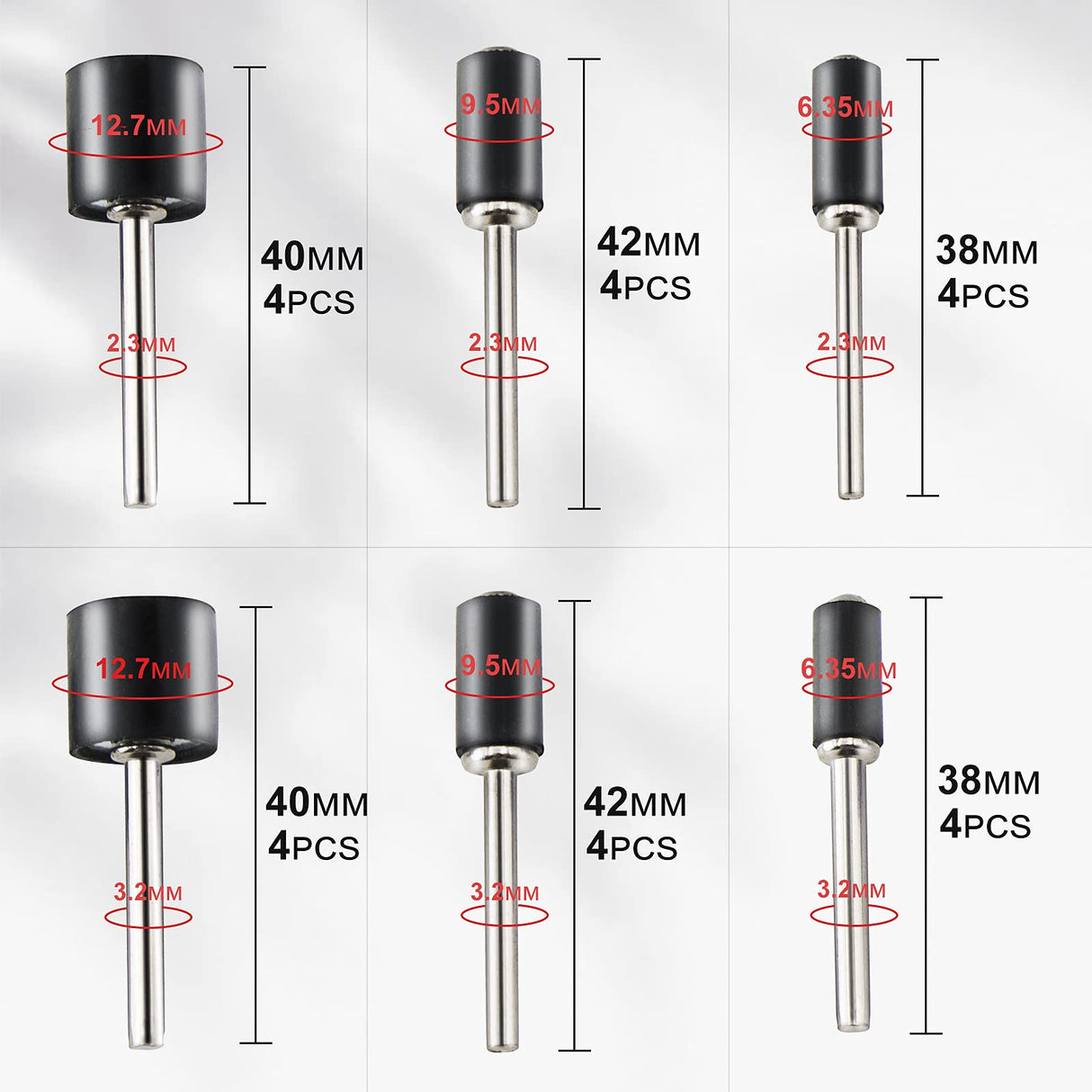 551pcs Sanding Drums for Rotary Tool,Sanding Bits Bands Sander Sandpaper for Drill Woodworking Accessories Juasky