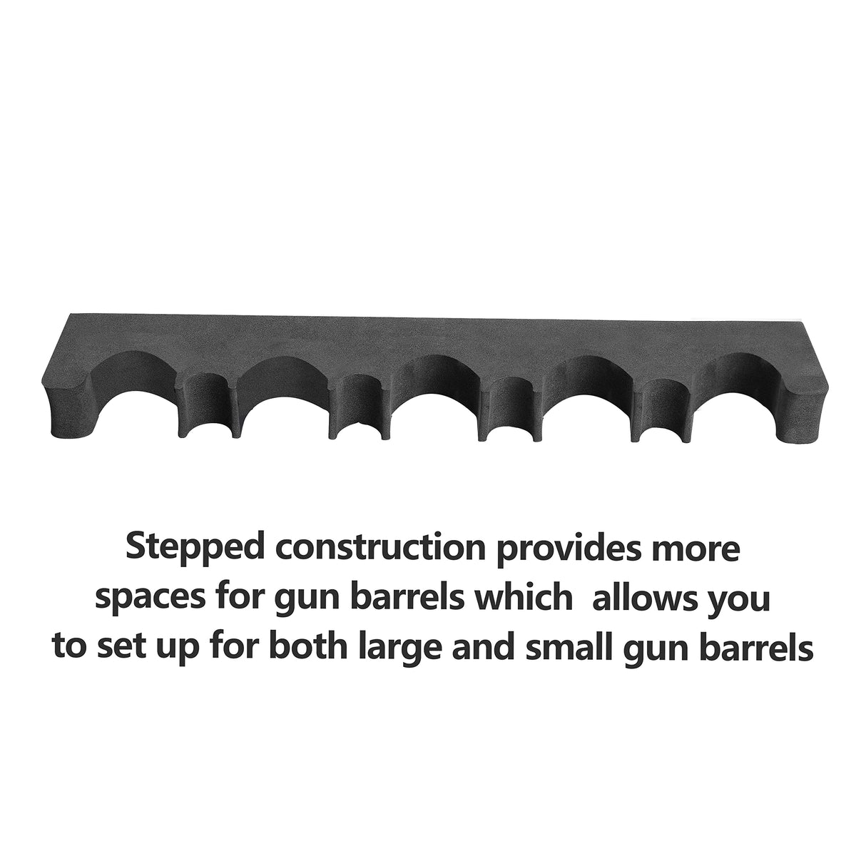 Adoreal 2 Pack Gun Rack for Gun Storage, Gun Safe Accessory for Rifles and Shotguns, Gun Holder in Gun Cabinet, Shotgun Rifle Rest, Foam Material with Magnetic Strip Adoreal