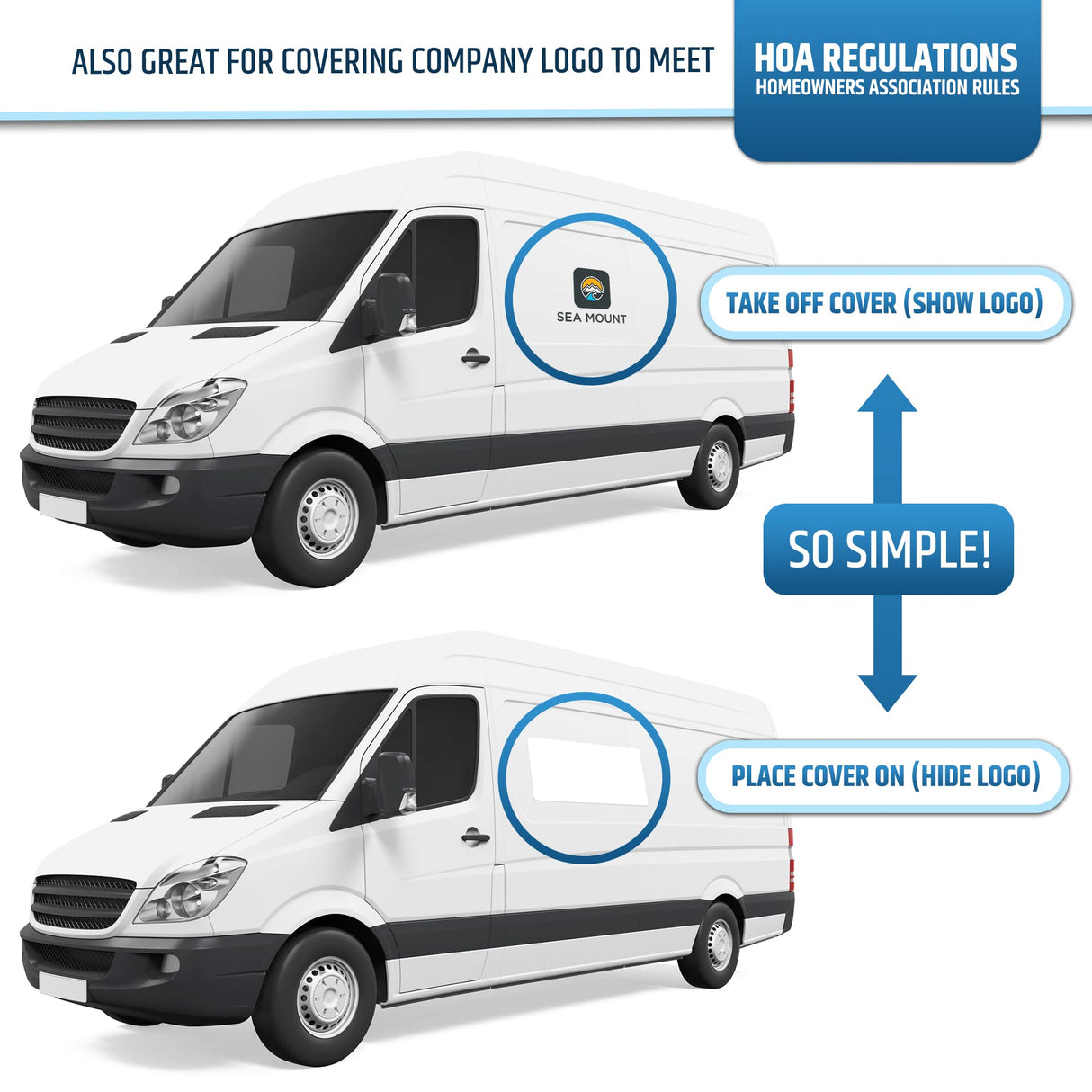 Premium Magnetic Car Signs - Will Never Fly Off Your Vehicle/Truck Door (Upgraded Magnets) - Customize The Magnetic Sheets to Advertise Your Business | Flexible & Lays Flat | 24” X 12” | 2 Pack HMmagnets