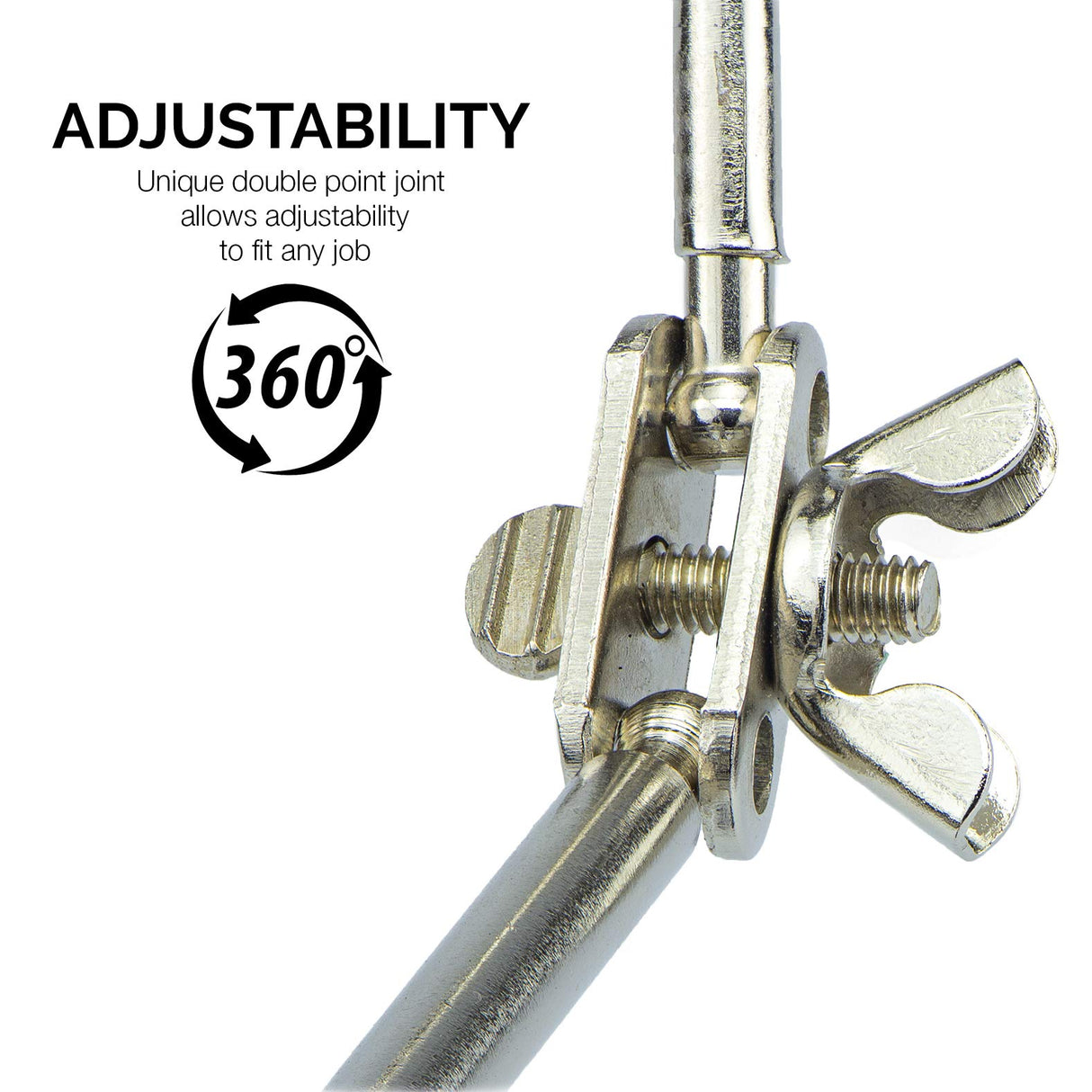 NEIKO 01902 Adjustable Helping Hand with Magnifying Glass, Third Hand Solder Aid, Soldering Wire Station Stand with Dual Alligator Clips and a Heavy Base, Beading & Jewelry Making Tools, Solder Holder NEIKO